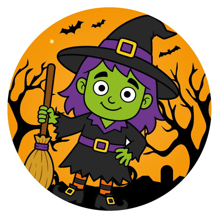 Cute Halloween Characters Reward Stickers