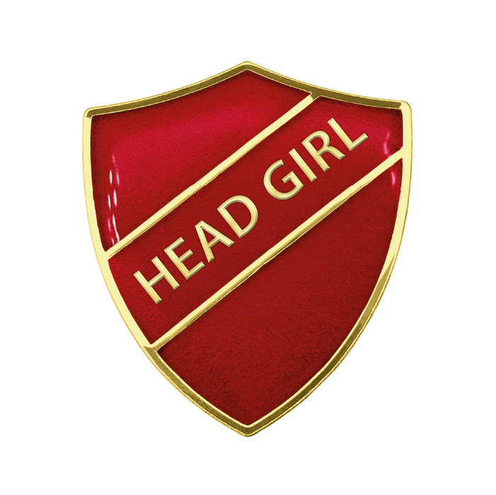 Head Girl Shield Badge