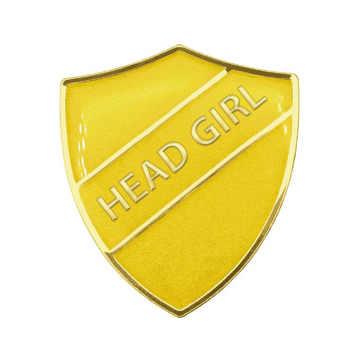 Head Girl Shield Badge