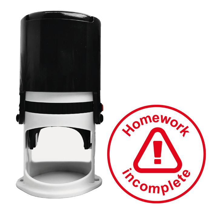 Homework Incomplete Self Inking Rubber Stamp 30mm