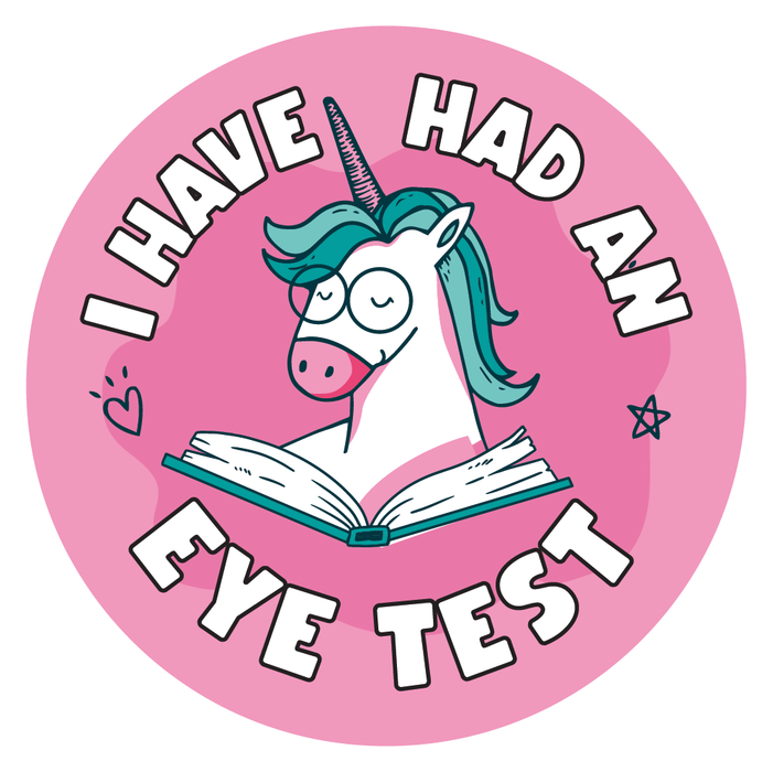 'I Have Had An Eye Test' Reward Stickers