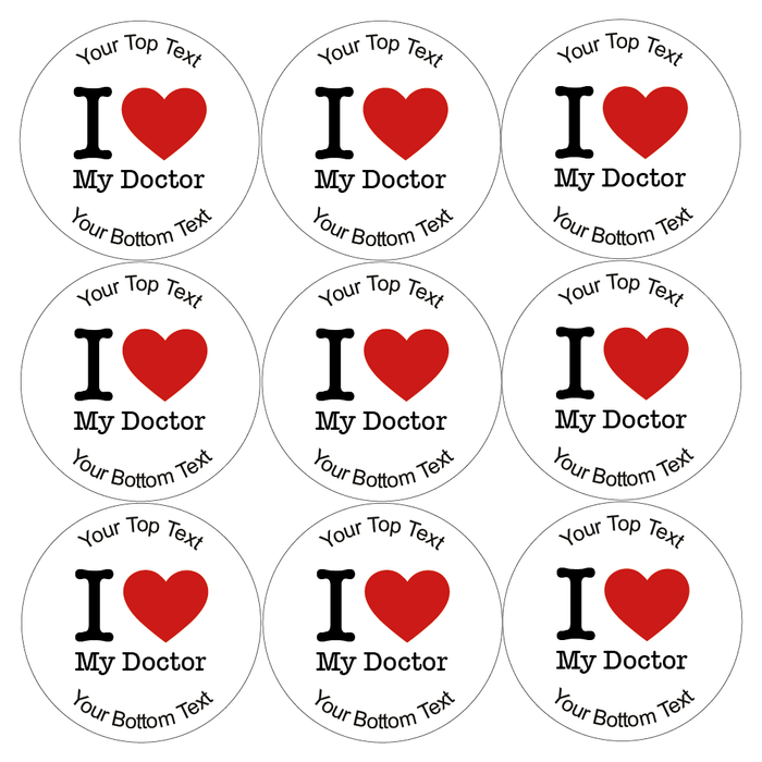 I Love My Doctor Reward Stickers — MyClassroom