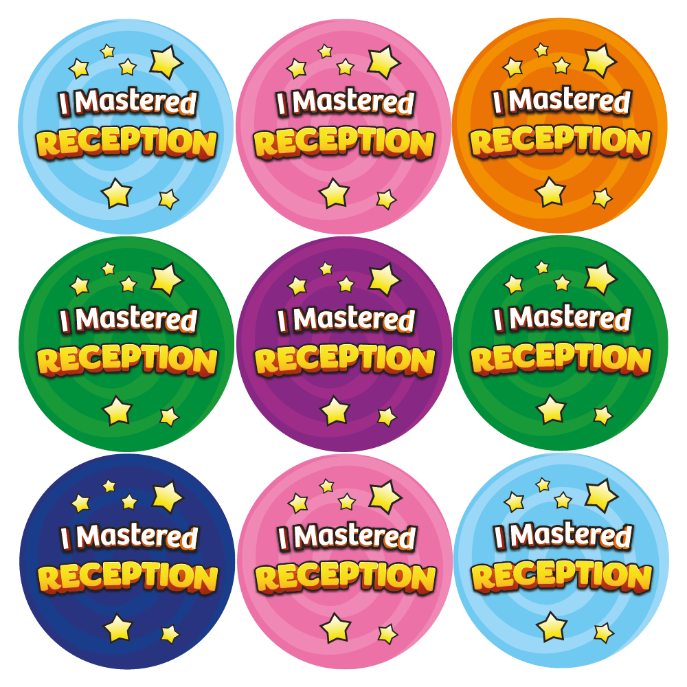 I Mastered Reception Reward Stickers — MyClassroom