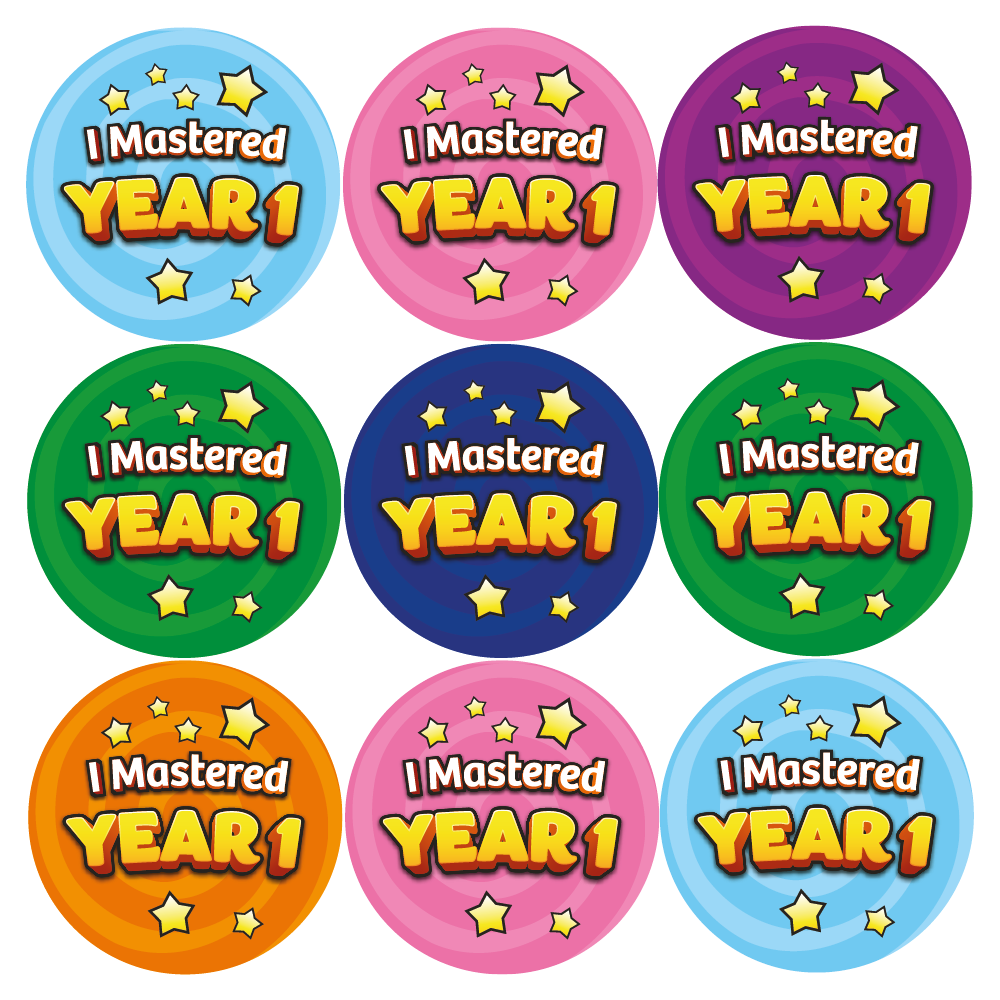 48 I Mastered Year 1 Reward Stickers — MyClassroom