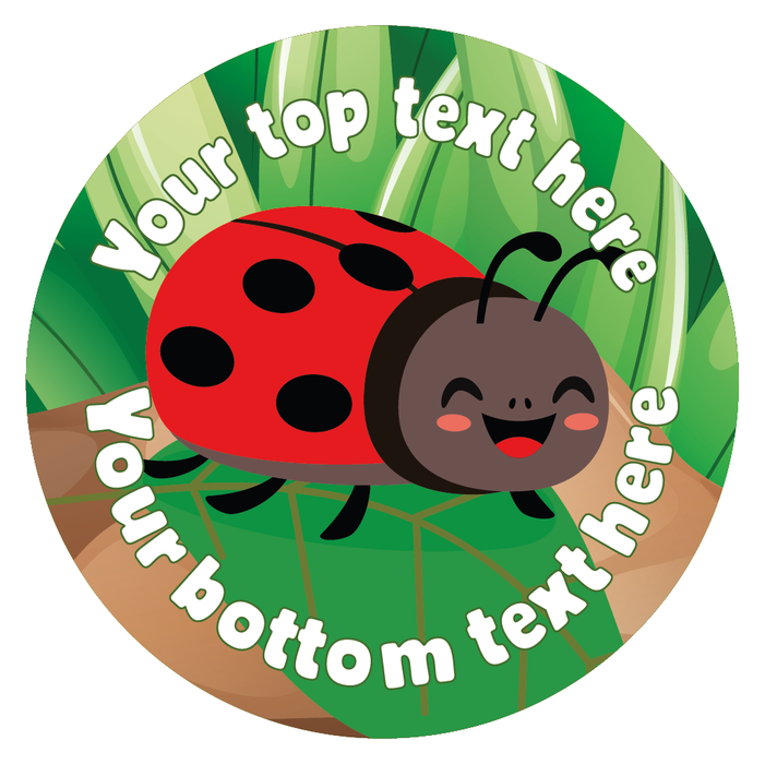 Personalised Ladybird Reward Stickers