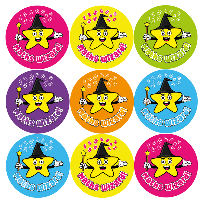 Maths Wizard Reward Stickers — MyClassroom