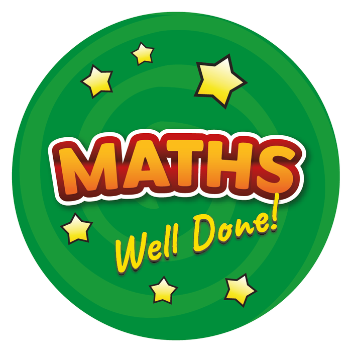 Maths Well Done Reward Stickers — MyClassroom