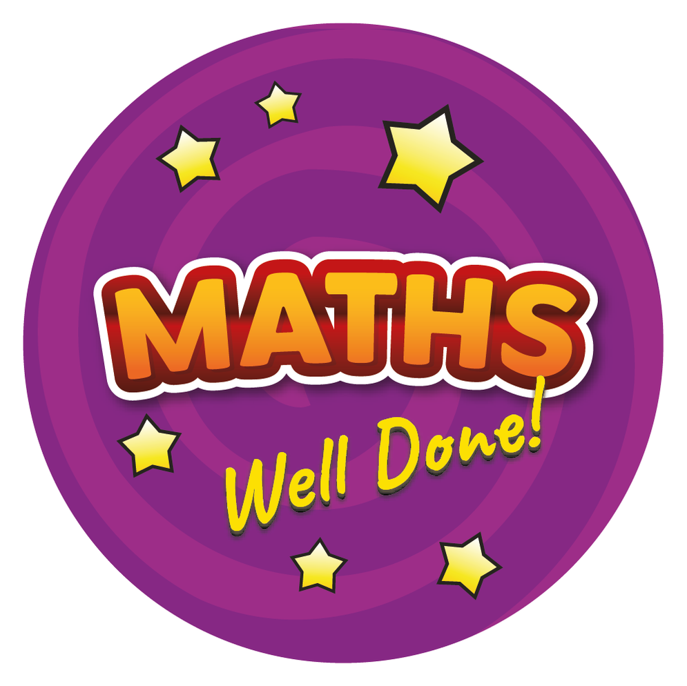 Maths Well Done Reward Stickers — MyClassroom