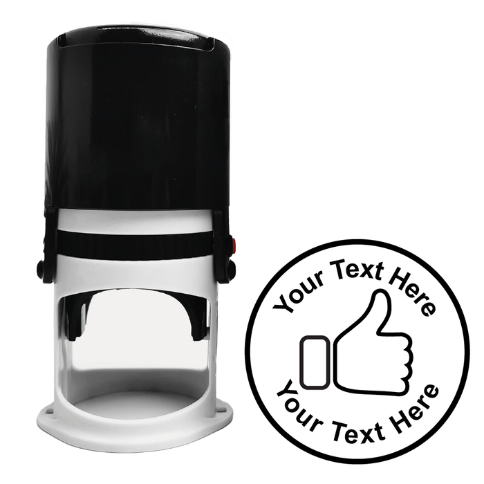 Personalised Thumbs Up Self Inking Rubber Stamp 30mm