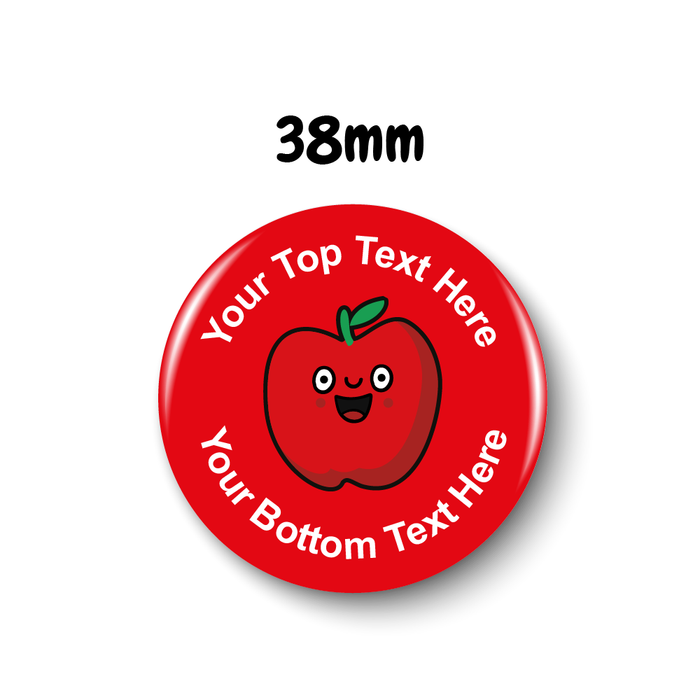 Personalised 'Thank You Teacher' Badge (1 Badge - 38mm)