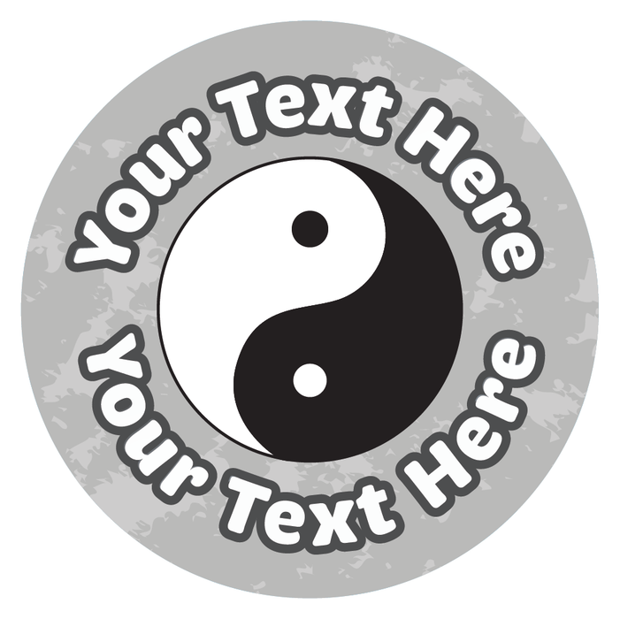 Personalised Yin and Yang Stickers