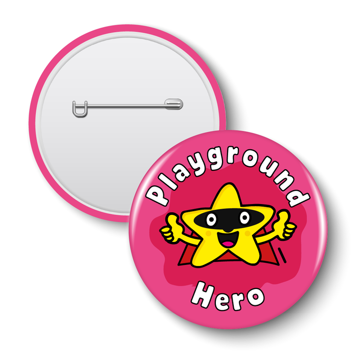 Playground Hero Reward Badges (10 Badges - 38mm)