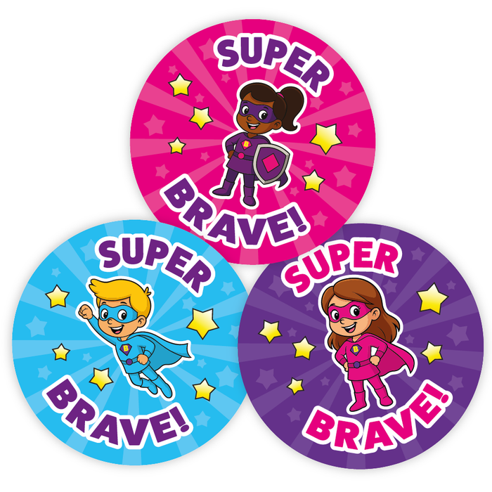 Superhero Music Reward Stickers