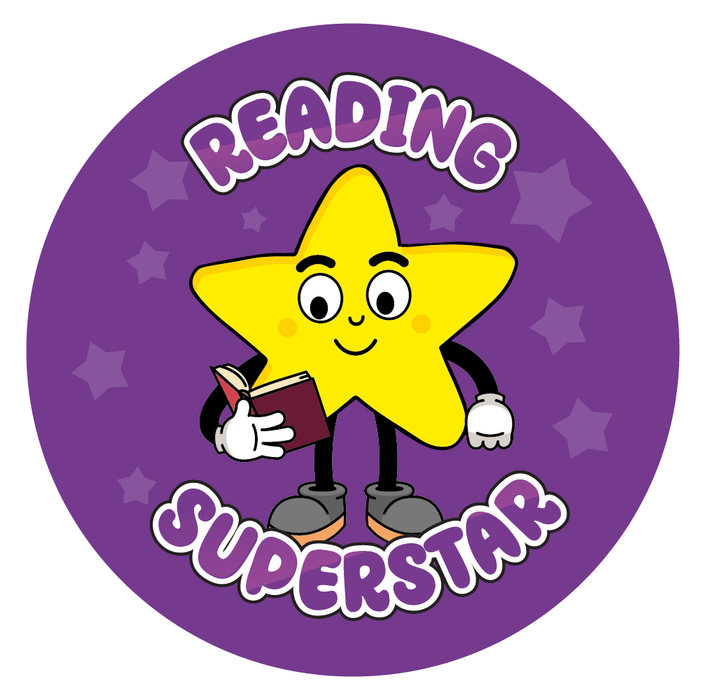 Reading Superstar Reward Stickers — MyClassroom