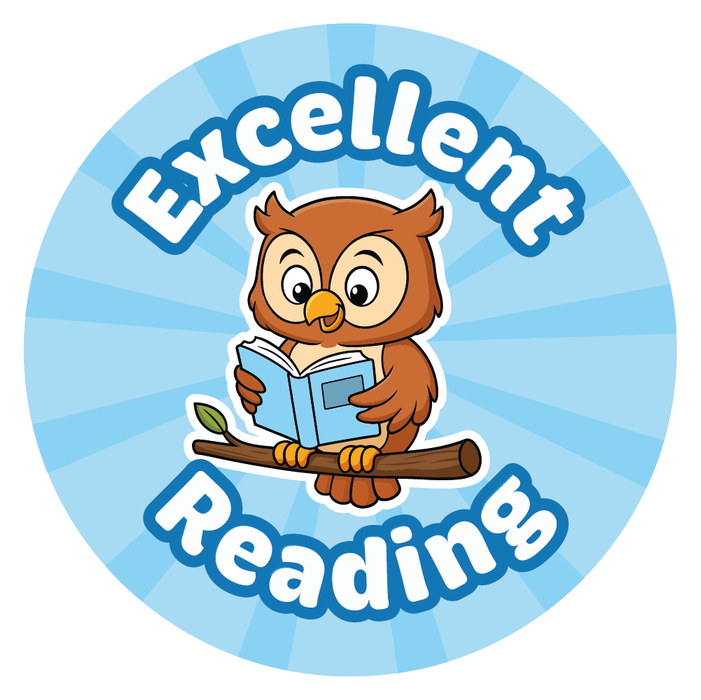 Wise Owl Reading Reward Stickers