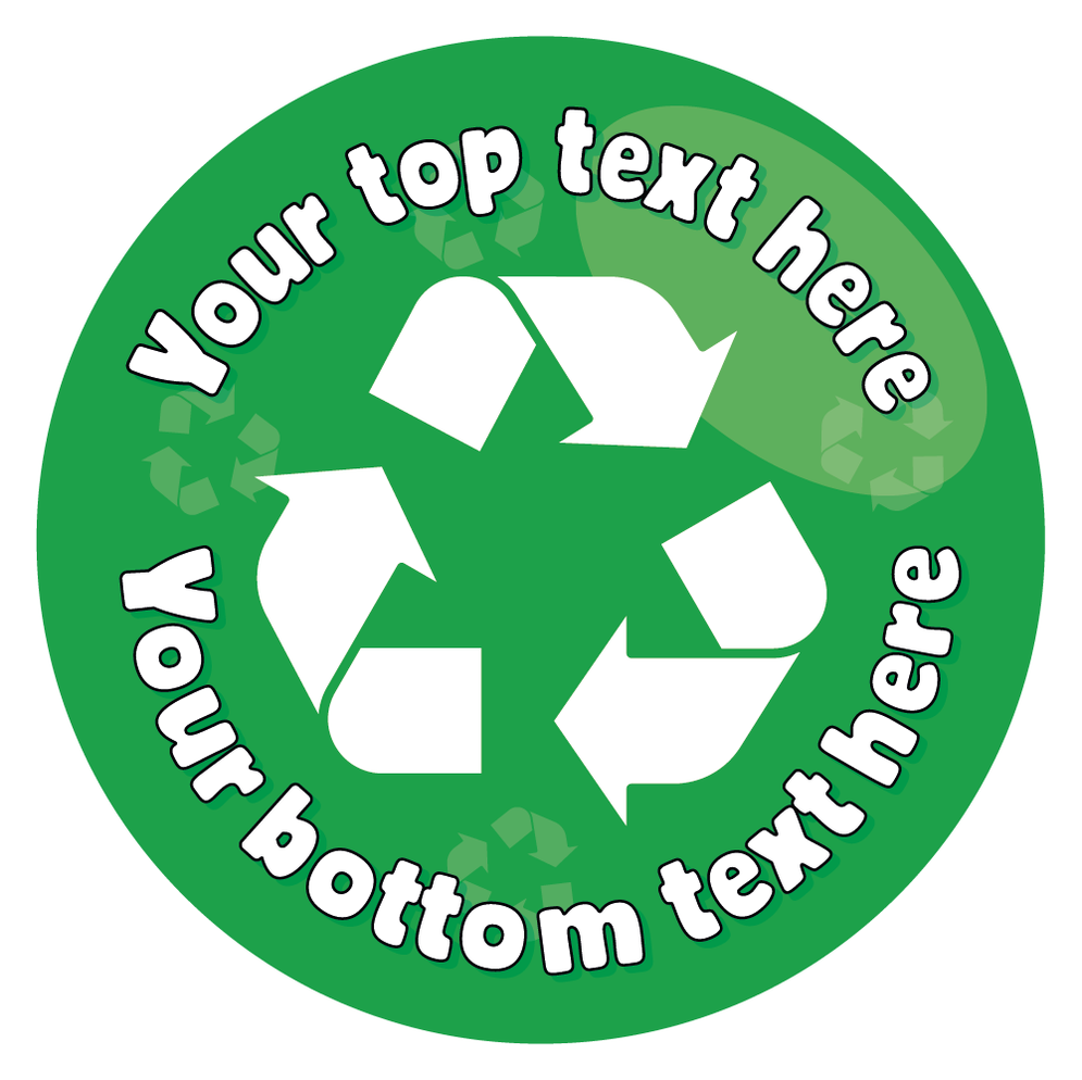 Recyclin Code Sticker Personalised Recycling Reward Stickers — MyClassroom