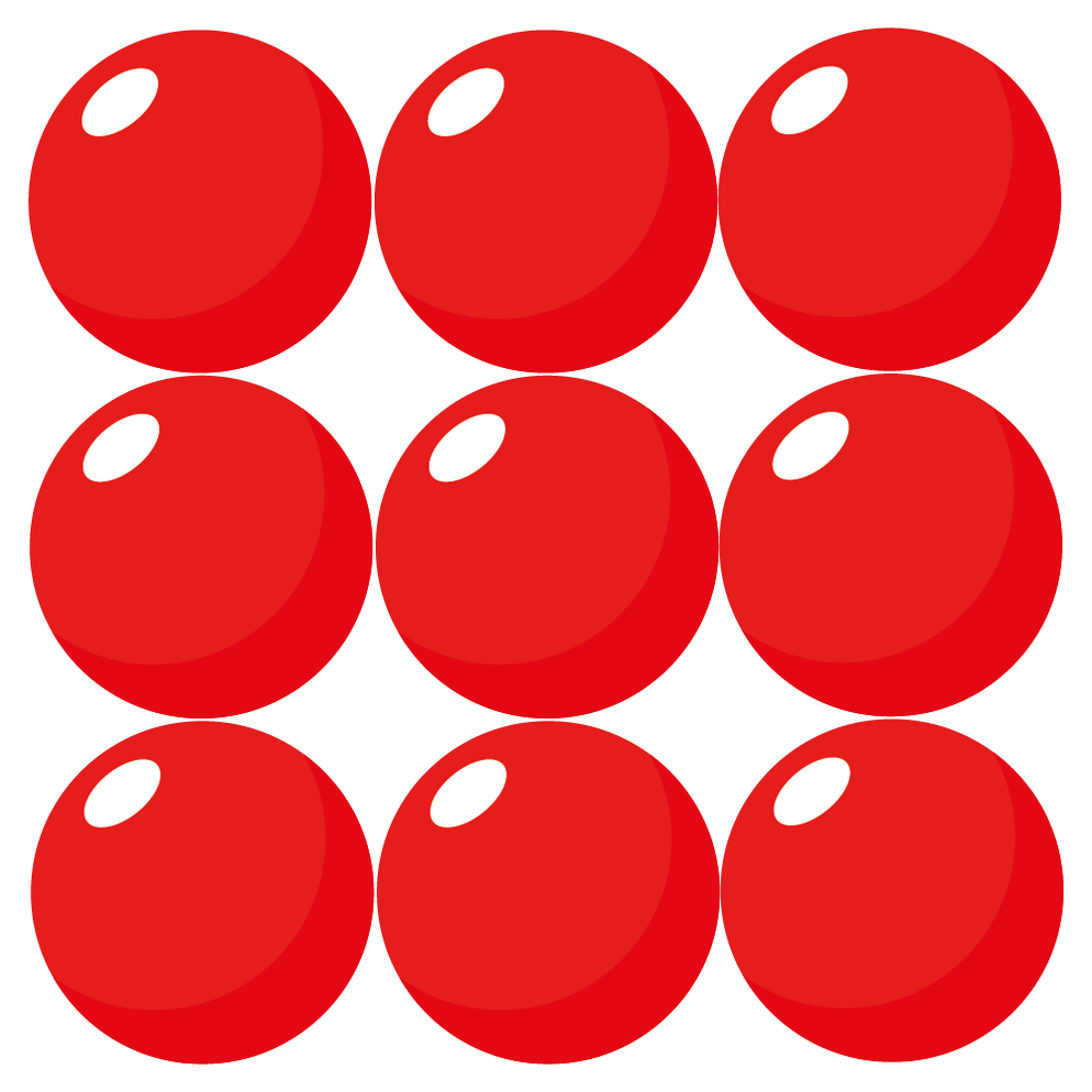 Red Clown Nose Stickers — MyClassroom