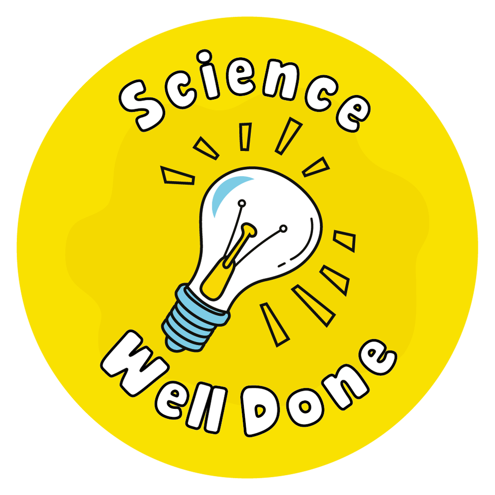 Science Well Done Reward Stickers — MyClassroom