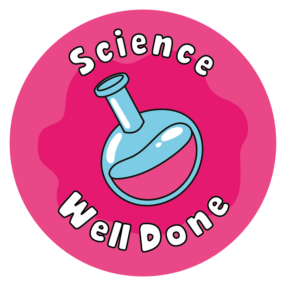 Science Well Done Reward Stickers — MyClassroom