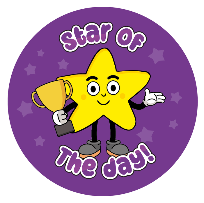 Star of the Day Star Reward Stickers