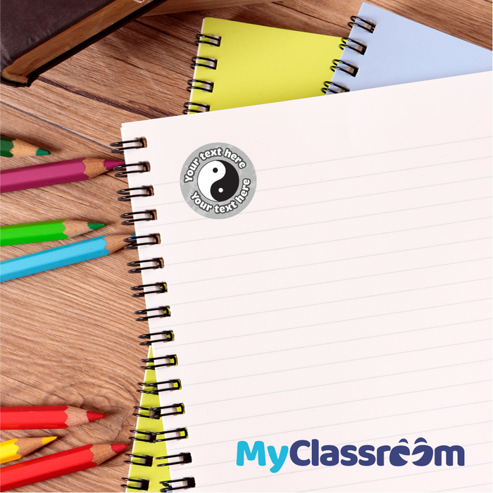Personalised Yin and Yang Stickers