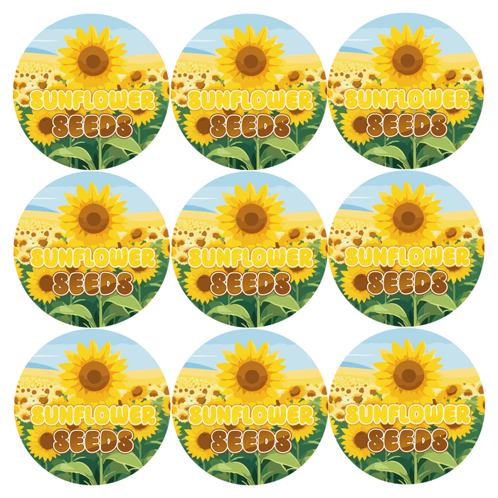 Sunflower Seed Stickers