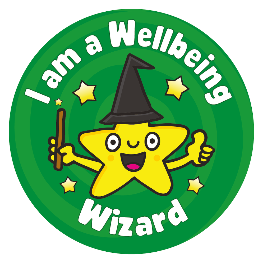I am a Wellbeing Wizard Reward Stickers — MyClassroom