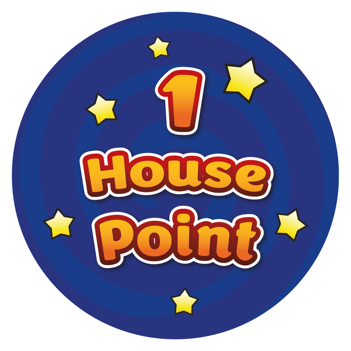 1 House Point Reward Stickers