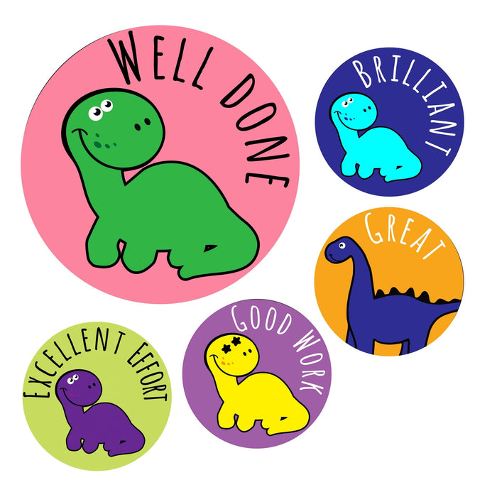 Dinosaur Well Done Reward Stickers