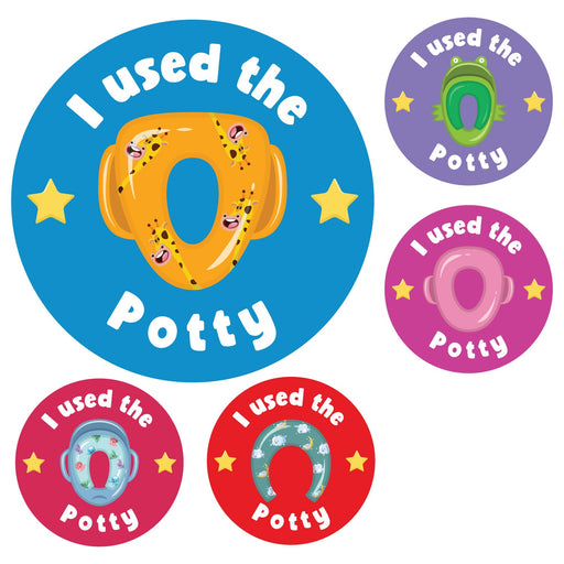 I used the potty reward stickers