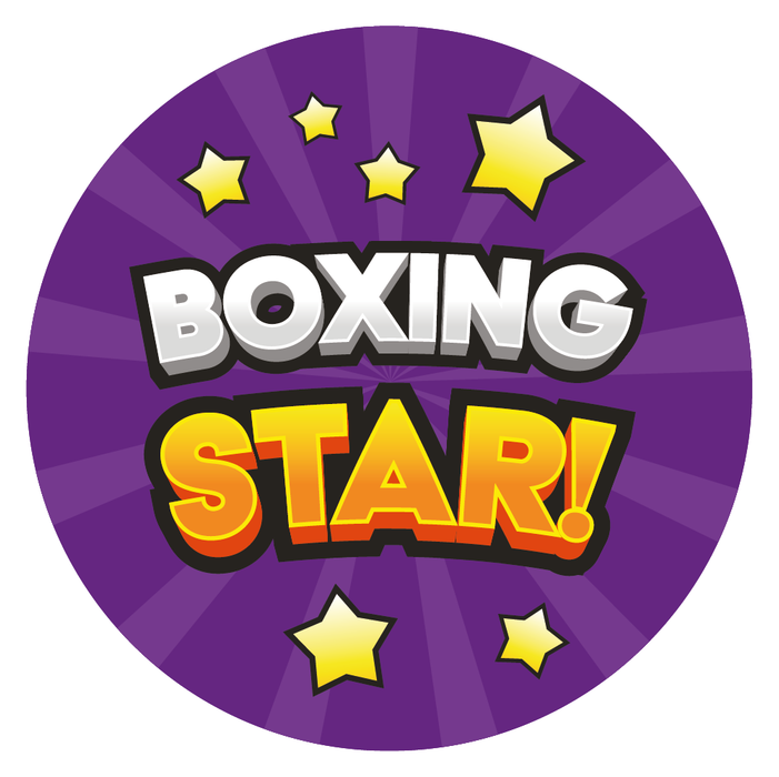 Boxing Star Reward Stickers