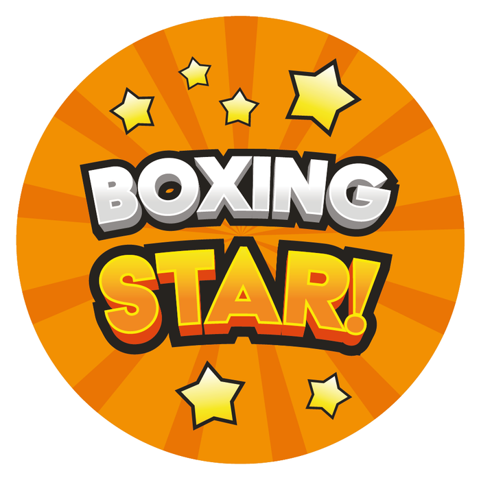 Boxing Star Reward Stickers