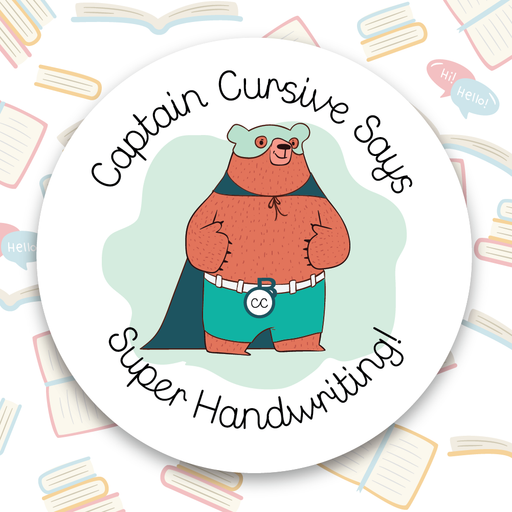 Captain Cursive Says Super Handwriting