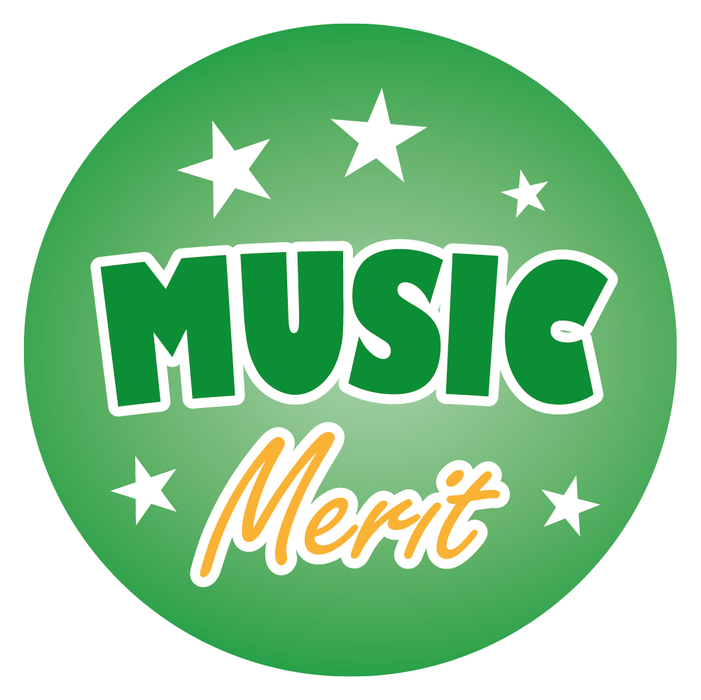 Music Merit Reward Stickers