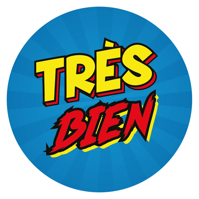 Comic French Reward Stickers