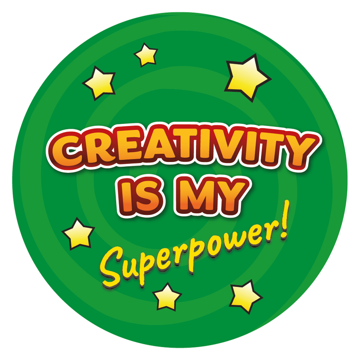 Creativity is my Superpower Reward Stickers