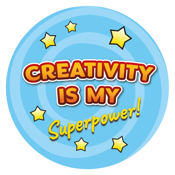 Creativity is my Superpower Reward Stickers