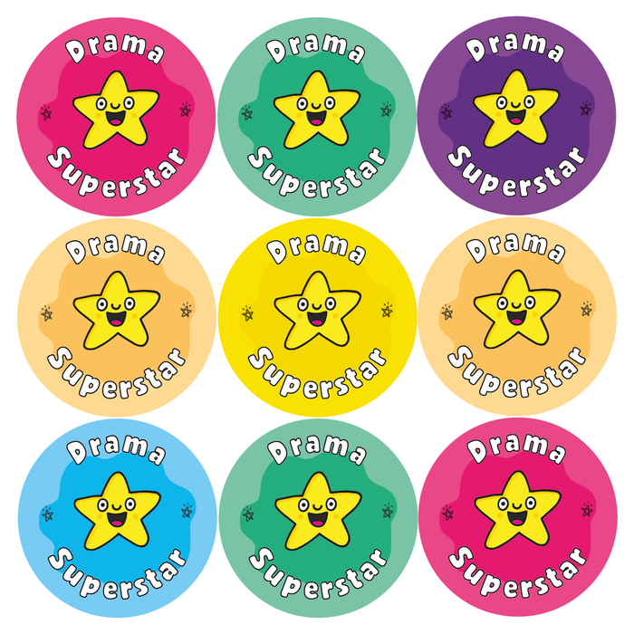 Drama Superstar Reward Stickers