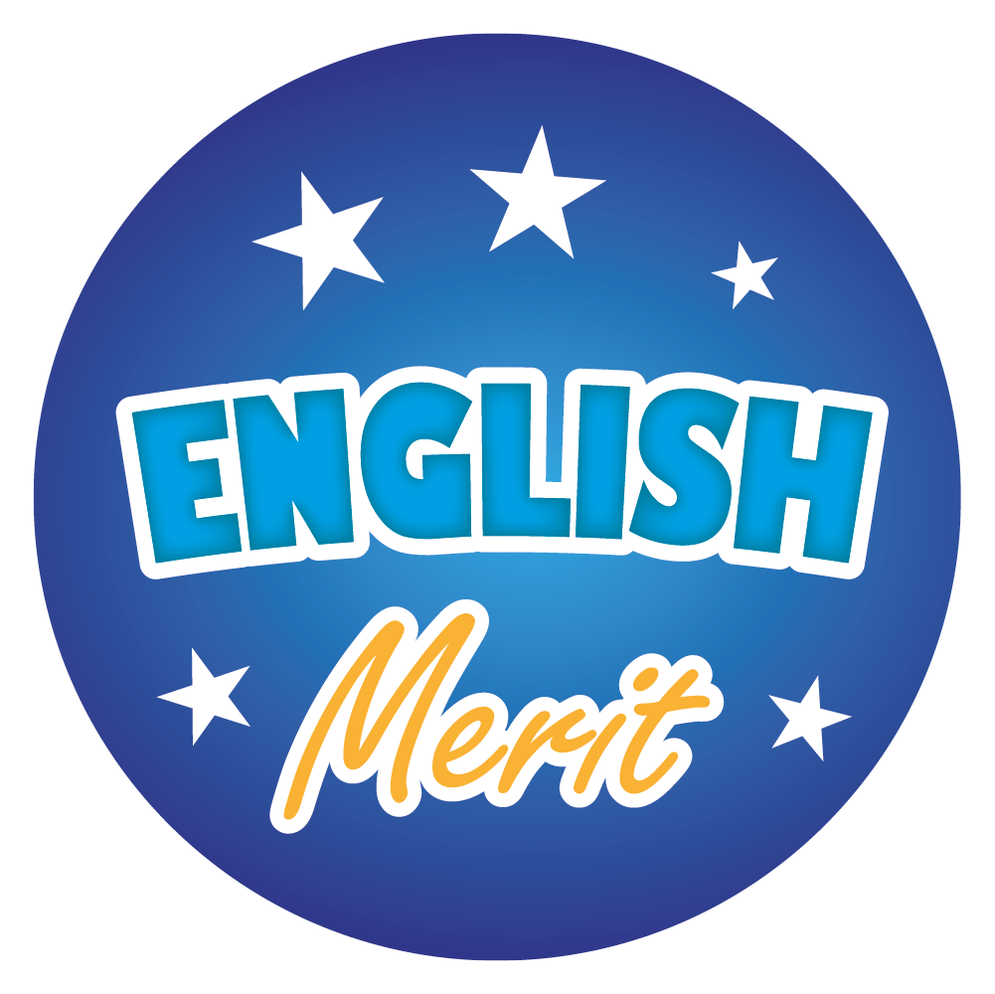 English Merit Reward Stickers — MyClassroom