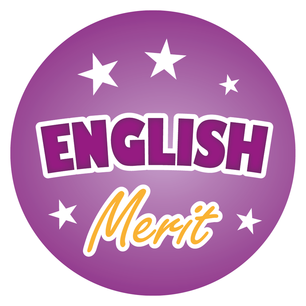 English Merit Reward Stickers β MyClassroom