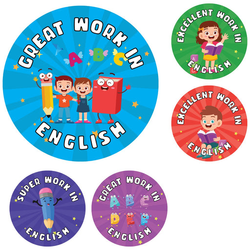 English reward stickers