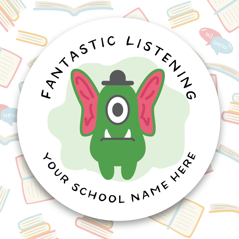 Fantastic Listening Monster Reward Stickers — MyClassroom