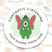 Fantastic Listening Monster Reward Stickers
