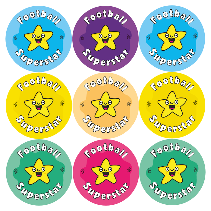 Football Superstar Reward Stickers