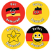 German Praise Words Reward Stickers