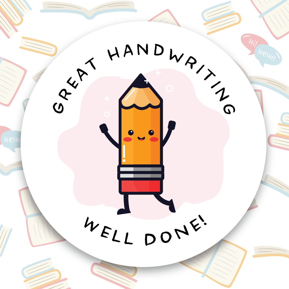 Great Handwriting Well Done Reward Stickers — MyClassroom