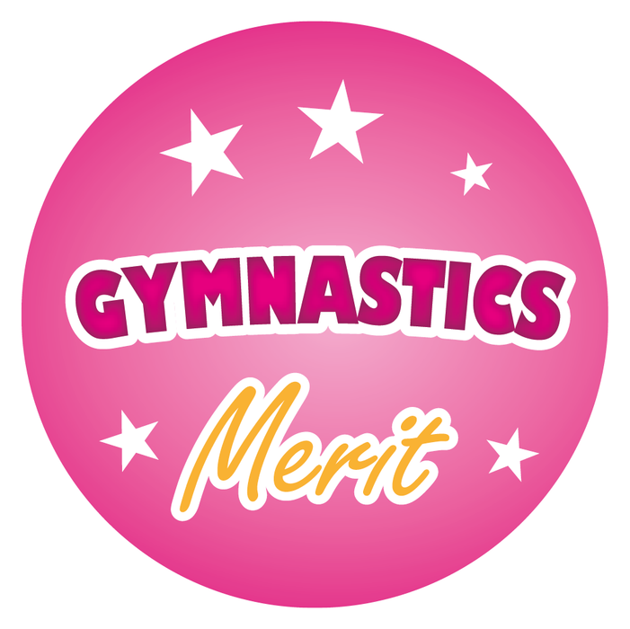 Gymnastics Merit Reward Stickers