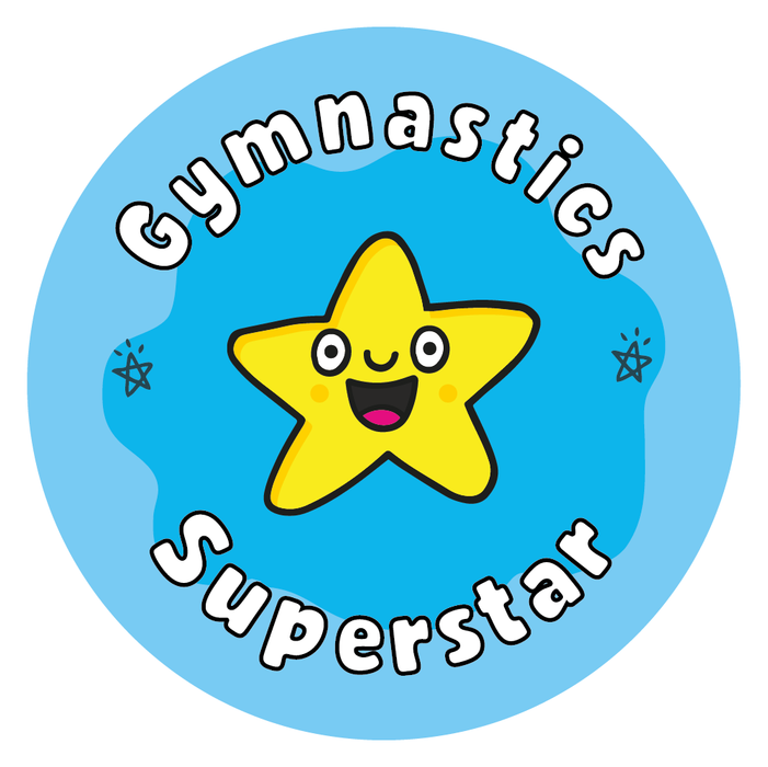 Gymnastics Superstar Reward Stickers