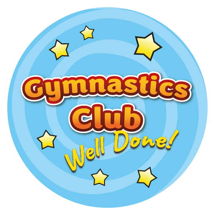 Gymnastics Club Well Done Reward Stickers