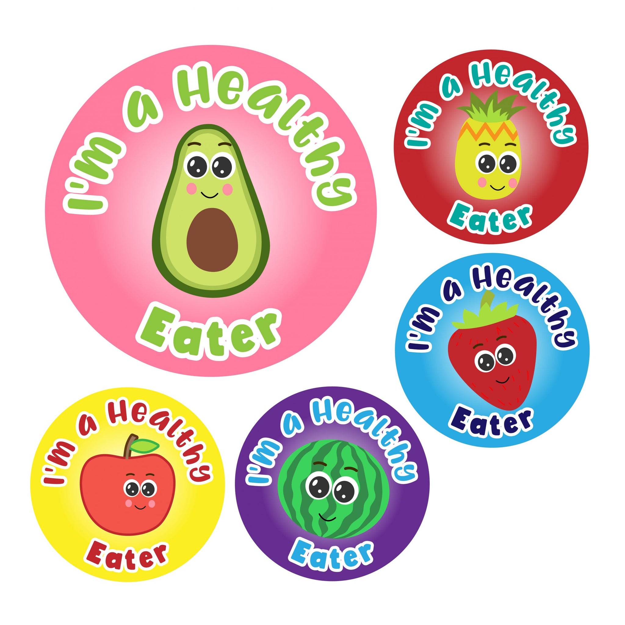Eat Dis Sticker Healthy Eating Stickers — MyClassroom